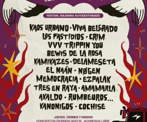 XXI Festival solidario Tachurock que se celebrara el 20, 21 y 22 de agosto